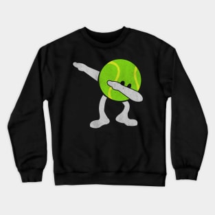 Vintage Dabbing Tennis Ball Crewneck Sweatshirt